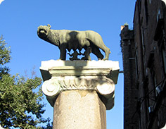 Rom - Romulus och Remus diar varghonan
